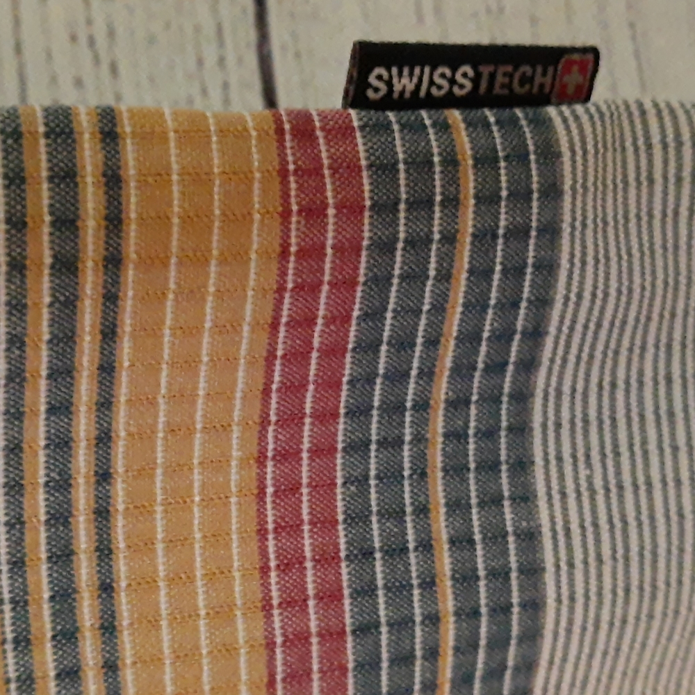 Men's Swiss Tech Button Down Shirts Bundle Plaid Stripes S 34-36 - Picture 14 of 16